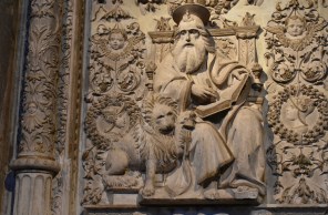 성 마르코 복음사가_photo by Richard Mortel_in the Cathedral of the Saviour in Avila_Spain.jpg